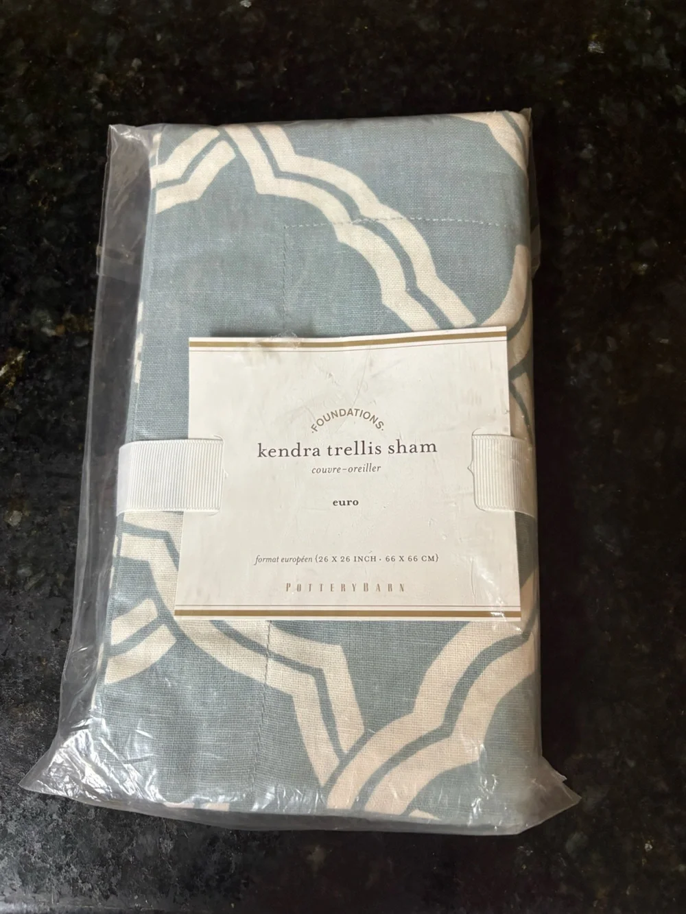 Pottery Barn Blue and White Floral Curtain Panel